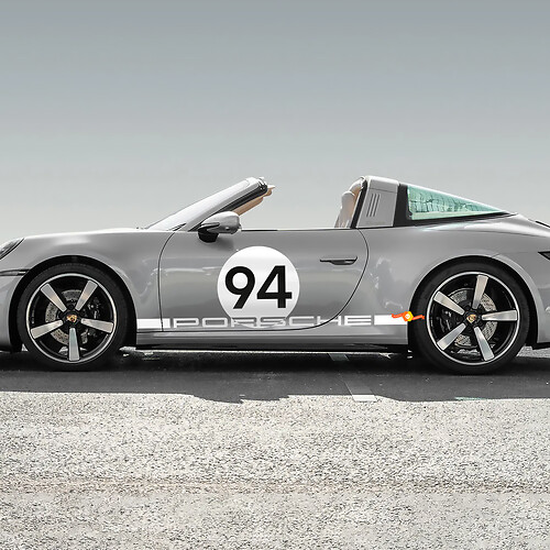 Adesivo decalcomania per kit stile Porsche 911 Targa 4S Heritage Design Edition
