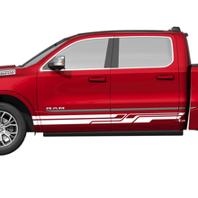 Strisce del pannello oscillante laterale Decalcomanie in vinile Adesivi Grafica per Dodge RAM 1500 TUNGSTEN 2
 3