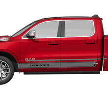 Schede a rocciale Stripes di pannelli in vinile adesivi per decalcomanie per Dodge Ram 1500
 2