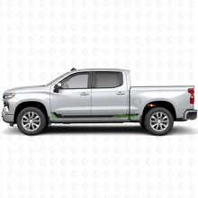 Strisce Viniliche Racing Line per Porta e Minigonne per Chevrolet Silverado 1500 T1XX 2019-2026_4
