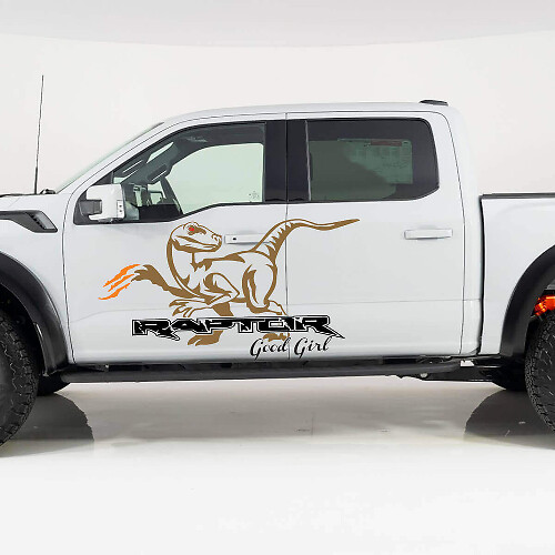 Kit Adesivi in Vinile per Porta Laterale Good Girl Raptor per Musclecar Raptor