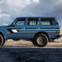 Porte laterali retrò per le decalcomanie in vinile per la Toyota Land Cruiser del 1988
 2