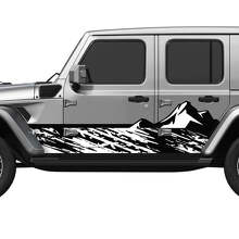 Kit di Adesivi in Vinile per Portiere Laterali Camo Mountains per Jeep Wrangler_3