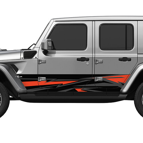 Porte laterali con involucro mimetico CAMO FIT FIT JEEP WRANGLER 4
