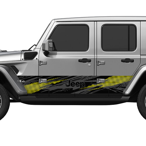 Porte laterali con involucro mimetico CASPLAGGI AVIDER AVIDATO VINYL FIT JEEP WRANGLER 5
