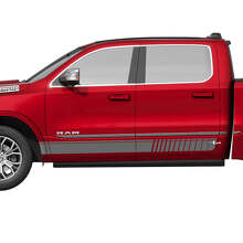 Strisce a bilanciere laterale Stripes per decalcomanie in vinile grafica per Dodge Ram 1500
 2