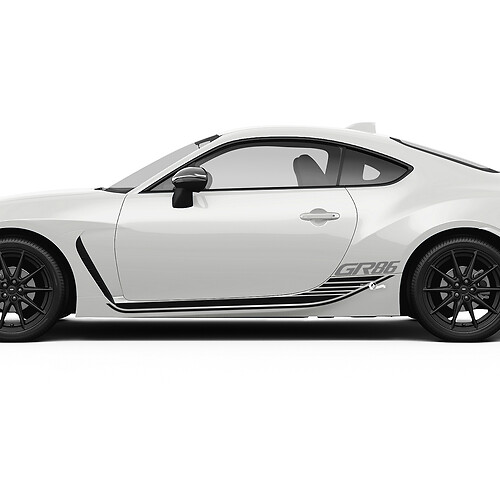 Stripe laterali a strisce strobe per le decalcomanie grafiche per Toyota Jr86

