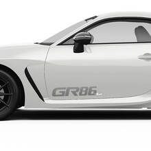 Adesivi per decalcomanie grafiche strobeti del lato porte per Toyota GR86
 2