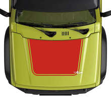 Adesivo Vinile Contorno Nero per Cofano Suzuki Jimny_3