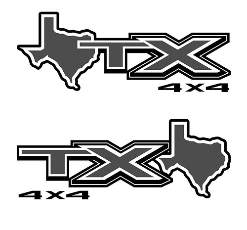 STX Texas 4x4 Mountain decalcomanie per Ford F150 F250 F350 SUPER Duty Truck Adesivo Vinyl
