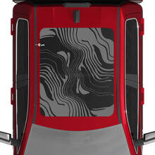 Adesivi in Vinile Mappa Topografica per Tetto Apribile Moonroof Dodge RAM 1500 Tungsten_2