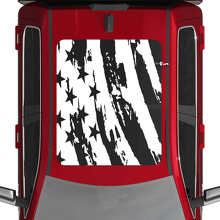 Adesivo in Vinile per Tetto con Bandiera USA Logora per Dodge RAM 1500 Tungsten_3