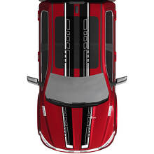 Dual Stripes Rally Vinil Decals Adesivi grafica per Dodge Ram 1500 Tungsten
 2