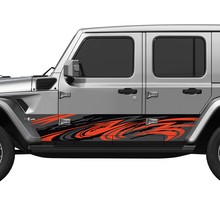 Porte laterali mimeti Tribal Splash Wrap Adesile per decalcomania in vinile Jeep Wrangler
 2