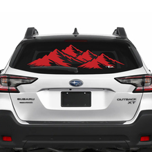 Suba Outback Montagne posteriore Montagne Vinyl Decal Graphic
 3