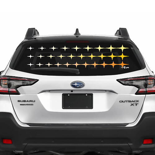 Stelle posteriori stelle in vinile adesivo graphic per Suba Outback 2
