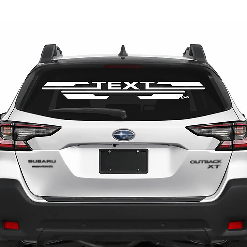 Suba Outback posteriore ali posteriori ali in vinile Decal grafico
