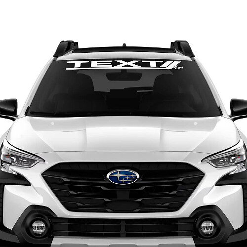 Adesivo in Vinile a Strisce per Parabrezza 2 per Subaru Outback