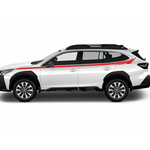 Strisce a bassa porte Stripes in vinile Decal Decal Graphic per Suba Outback
 3