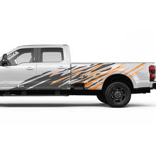 Ford F150 F250 F350 Kit di decalcomania Grunge Splash Grunge - Set di adesivi in ​​vinile da letto Grafica 2
 2