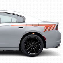 Adesivo in Vinile a Strisce Stile Stroboscopico Laterale per Dodge Charger 2015-2026_4