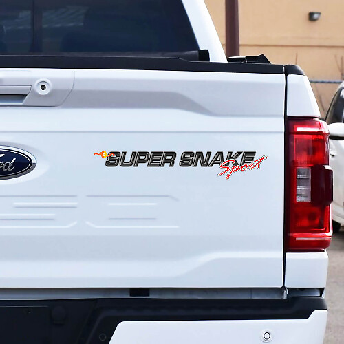 Adesivo in vinile per portellone Super Snake per camion Musclecar