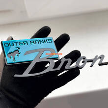 Emblema 3D Parafango Outer Banks per Musclecar Horse_7