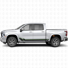 Strisce in vinile angolari per contorno porta e battitacco per Chevrolet Silverado 1500 Prossima Generazione 2027_4