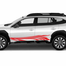 Kit Adesivi in Vinile con Strisce Laterali Stile Tribale per Subaru Outback_3