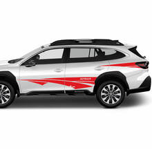 Porte laterali grafica di decalcomanie per adesivo in vinile tribale per Suba Outback 2
 3