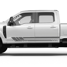 Ford F150 F250 F350 Pannello di bilanciere Stripes Schede in vinile Grafica
 2