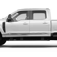 Adesivi in Vinile a Strisce Laterali per Minigonne per Musclecar truck F-250 F-350_2