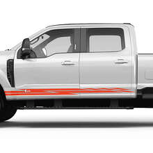 Adesivi in Vinile a Strisce Laterali per Minigonne per Musclecar truck F-250 F-350_3