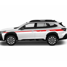 Stripes laterali Stripes Decal di decalcomanie in vinile per Suba Outback
 3