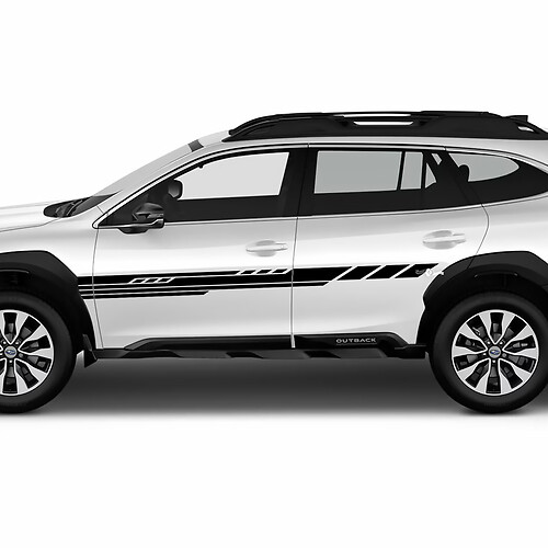 Porte laterali a strisce moderne Decal di decalcomanie in vinile per Suba Outback
