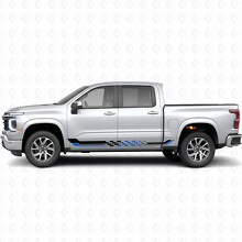 Strisce Viniliche a Scacchi per Porta e Minigonna per Chevrolet Silverado 1500 Nuova Generazione 2027_3