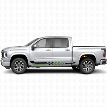 Strisce Viniliche a Scacchi per Porta e Minigonna per Chevrolet Silverado 1500 Nuova Generazione 2027_4