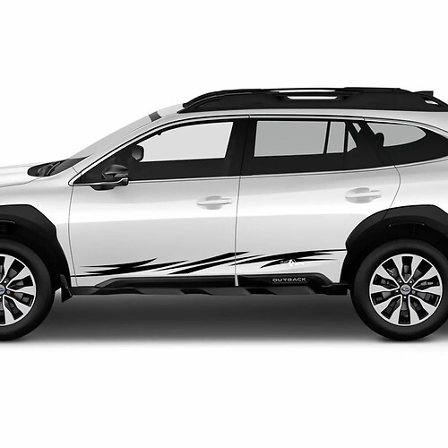 Suba Outback Stripes Decal in vinile - Sporty Graphic Sticker 2
