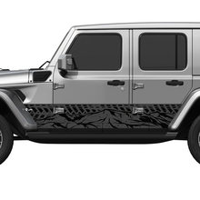 US Patriotic Assicted Flag Wrap Porte laterali Adesile per decalcomania in vinile Fit Jeep Wrangler
 2