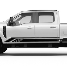 Ford F150 F250 F350 Pannello di bilanciere Stripes Schede in vinile Grafica 2 colori
 3