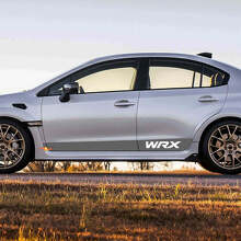 Abbina la gonna a pannello laterale con gonna in vinile per carrozzeria a strisce per carrello in vinile decalcomania Suba wrx
 2