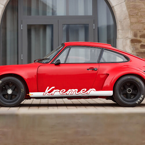 Strisce Laterali in Vinile Personalizzate con Nome per Porsche 911 Carrera