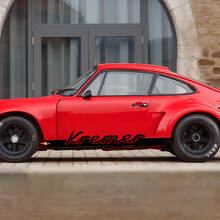 Strisce Laterali in Vinile Personalizzate con Nome per Porsche 911 Carrera_3