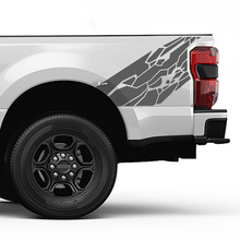 Ford F150 F250 F350 SPLASH GRUNGE STHIN STYLE DECAL KIT - MADULE SET SET SET LATURA LATURA
 2