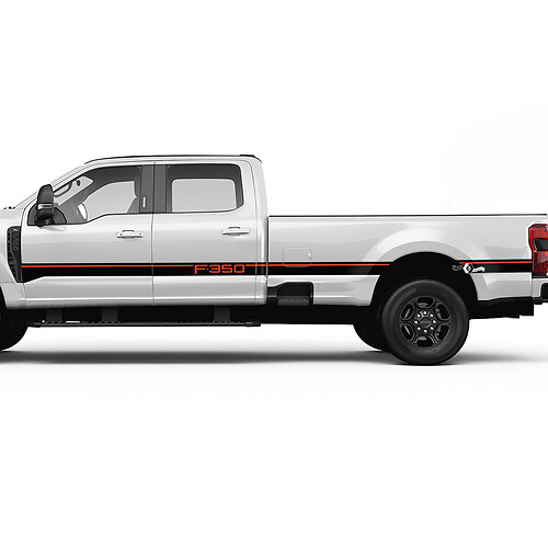 F350 Stripes Stripes Decal Kit Grafica adesiva in vinile per camion Ford
