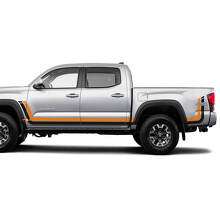 Kit di adesivi in vinile stile retrò TRD 4WD per Toyota Tacoma_2