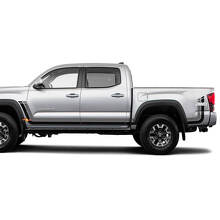 Kit di adesivi in vinile stile retrò TRD 4WD per Toyota Tacoma_3