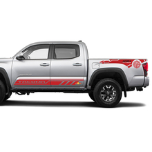 Tacoma 4x4 Off Road Pannello posteriore Pannello di bilanciere Stripes Decal Adesivo per Toyota Tacoma
 3