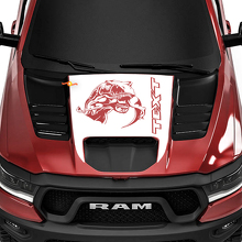 Adesivo in Vinile per Cofano Stile T-Rex per Dodge Ram 1500 TRX Truck_2