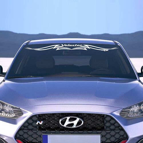 Adesivo decalcomanie del parabrezza per Hyundai Veloster
 1